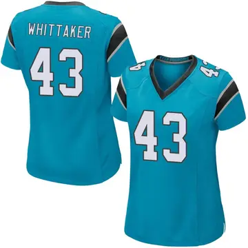 Nike Fozzy Whittaker Women's Game Carolina Panthers Blue Alternate Jersey