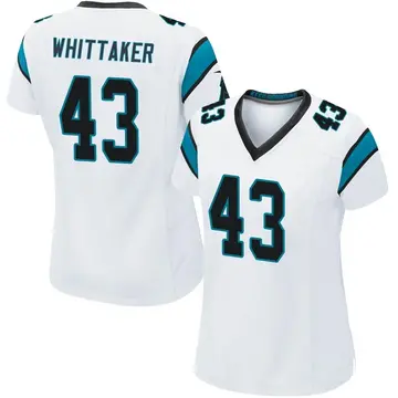 Nike Fozzy Whittaker Women's Game Carolina Panthers White Jersey