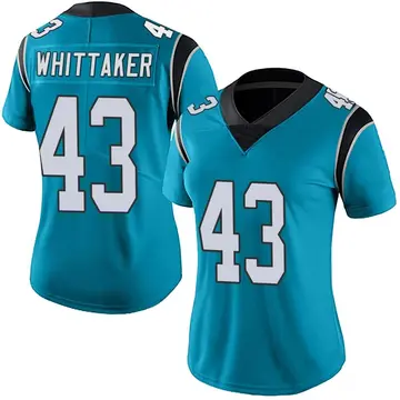 Nike Fozzy Whittaker Women's Limited Carolina Panthers Blue Alternate Vapor Untouchable Jersey