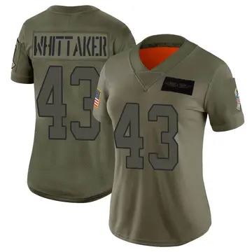 Nike Fozzy Whittaker Women's Limited Carolina Panthers Camo 2019 Salute to Service Jersey