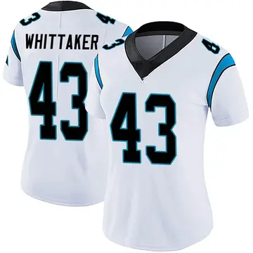 Nike Fozzy Whittaker Women's Limited Carolina Panthers White Vapor Untouchable Jersey