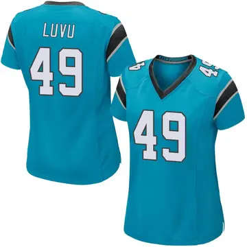 Nike Frankie Luvu Women's Game Carolina Panthers Blue Alternate Jersey