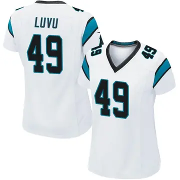 Nike Frankie Luvu Women's Game Carolina Panthers White Jersey