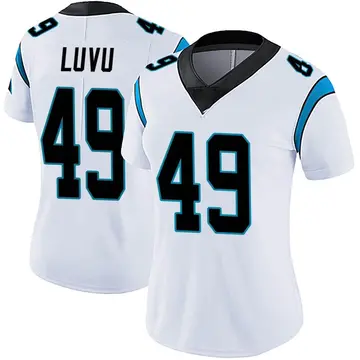 Nike Frankie Luvu Women's Limited Carolina Panthers White Vapor Untouchable Jersey