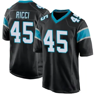 Nike Giovanni Ricci Youth Game Carolina Panthers Black Team Color Jersey