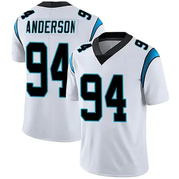 Nike Henry Anderson Youth Limited Carolina Panthers White Vapor Untouchable Jersey