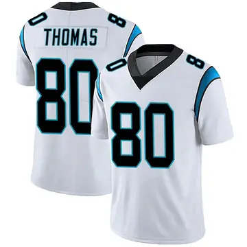 Nike Ian Thomas Men's Limited Carolina Panthers White Vapor Untouchable Jersey