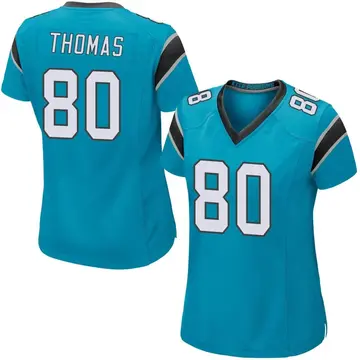 Nike Ian Thomas Women's Game Carolina Panthers Blue Alternate Jersey