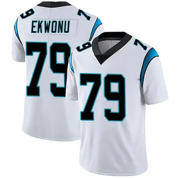 Nike Ikem Ekwonu Youth Limited Carolina Panthers White Vapor Untouchable Jersey