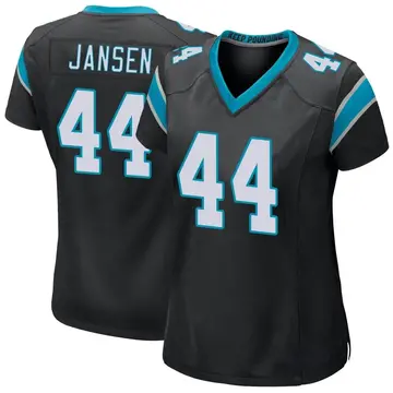 Nike JJ Jansen Women's Game Carolina Panthers Black Team Color Jersey