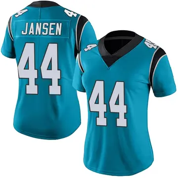 Nike JJ Jansen Women's Limited Carolina Panthers Blue Alternate Vapor Untouchable Jersey