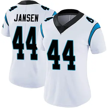 Nike JJ Jansen Women's Limited Carolina Panthers White Vapor Untouchable Jersey