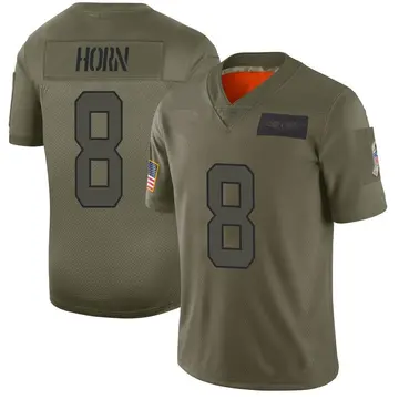 Nike Jaycee Horn Men's Limited Carolina Panthers Camo 2019 Salute to Service Jersey