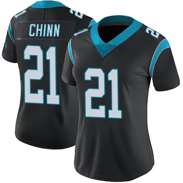 Nike Jeremy Chinn Women's Limited Carolina Panthers Black Team Color Vapor Untouchable Jersey