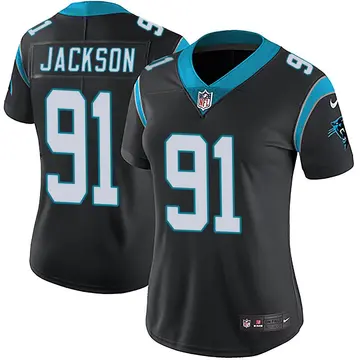 Nike Joe Jackson Women's Limited Carolina Panthers Black Team Color Vapor Untouchable Jersey
