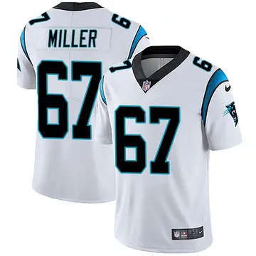 Nike John Miller Men's Limited Carolina Panthers White Vapor Untouchable Jersey