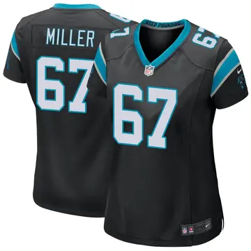 Nike John Miller Women's Game Carolina Panthers Black Team Color Jersey