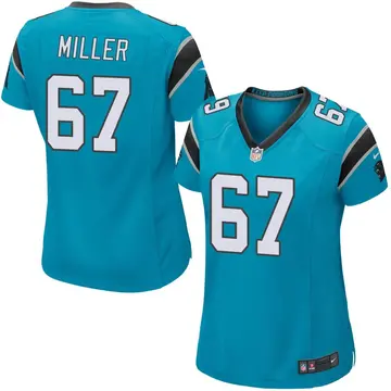 Nike John Miller Women's Game Carolina Panthers Blue Alternate Jersey