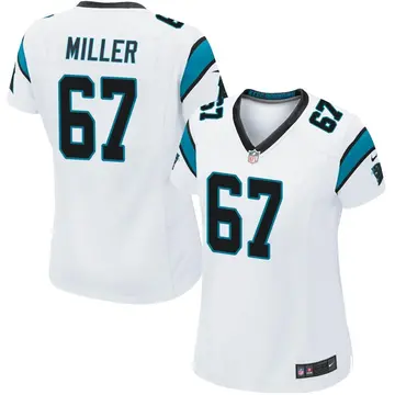 Nike John Miller Women's Game Carolina Panthers White Jersey