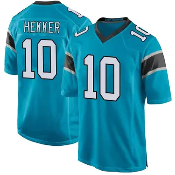 Nike Johnny Hekker Men's Game Carolina Panthers Blue Alternate Jersey