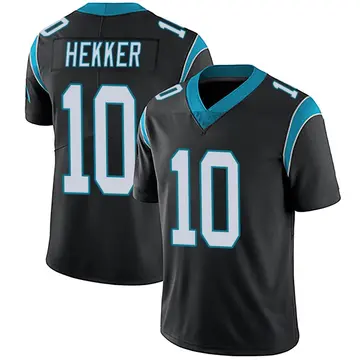 Nike Johnny Hekker Men's Limited Carolina Panthers Black Team Color Vapor Untouchable Jersey