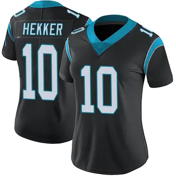 Nike Johnny Hekker Women's Limited Carolina Panthers Black Team Color Vapor Untouchable Jersey