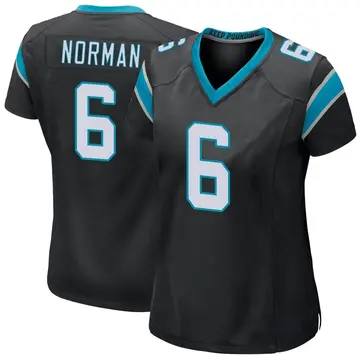 Nike Josh Norman Women's Game Carolina Panthers Black Team Color Jersey