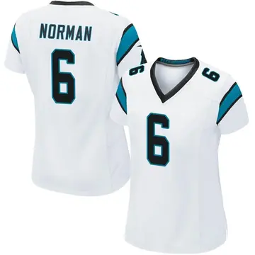 Nike Josh Norman Women's Game Carolina Panthers White Jersey