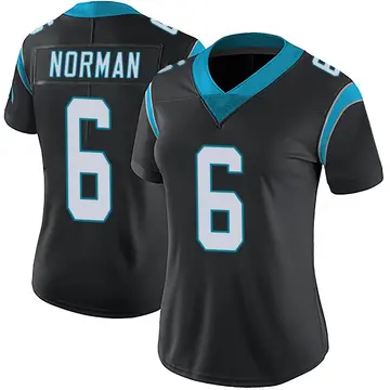 Nike Josh Norman Women's Limited Carolina Panthers Black Team Color Vapor Untouchable Jersey