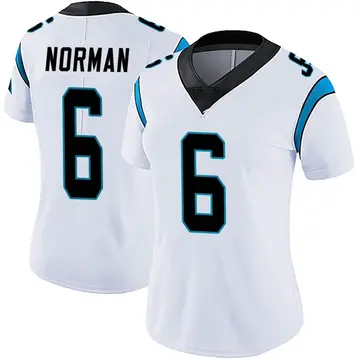 Nike Josh Norman Women's Limited Carolina Panthers White Vapor Untouchable Jersey