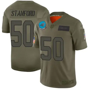 Nike Julian Stanford Men's Limited Carolina Panthers Camo 2019 Salute to Service Jersey