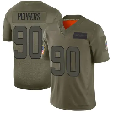 Nike Julius Peppers Youth Limited Carolina Panthers Camo 2019 Salute to Service Jersey