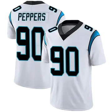 Nike Julius Peppers Youth Limited Carolina Panthers White Vapor Untouchable Jersey