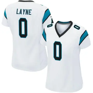 Nike Justin Layne Women's Game Carolina Panthers White Jersey