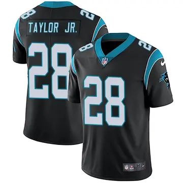 Nike Keith Taylor Jr. Men's Limited Carolina Panthers Black Team Color Vapor Untouchable Jersey