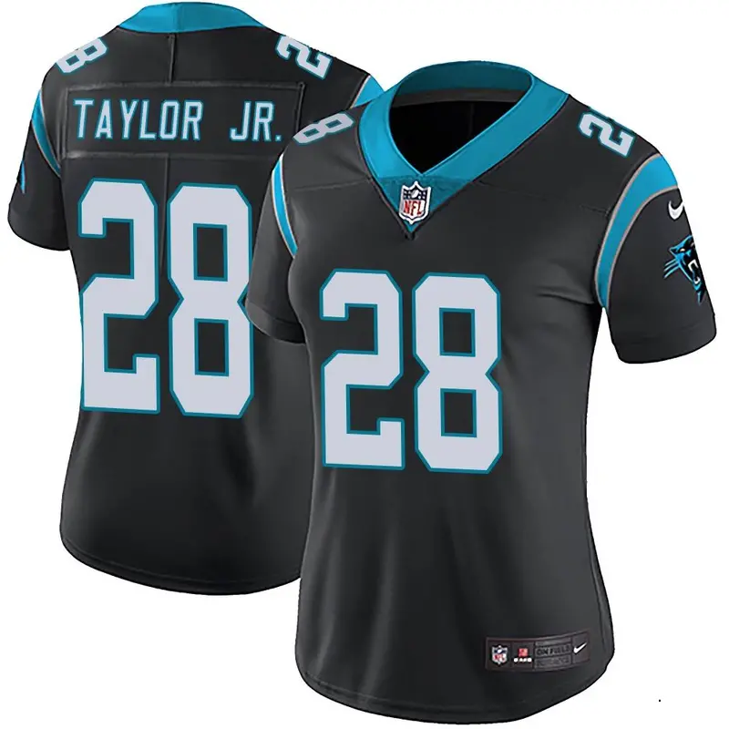 Nike Keith Taylor Jr. Women's Limited Carolina Panthers Black Team Color Vapor Untouchable Jersey