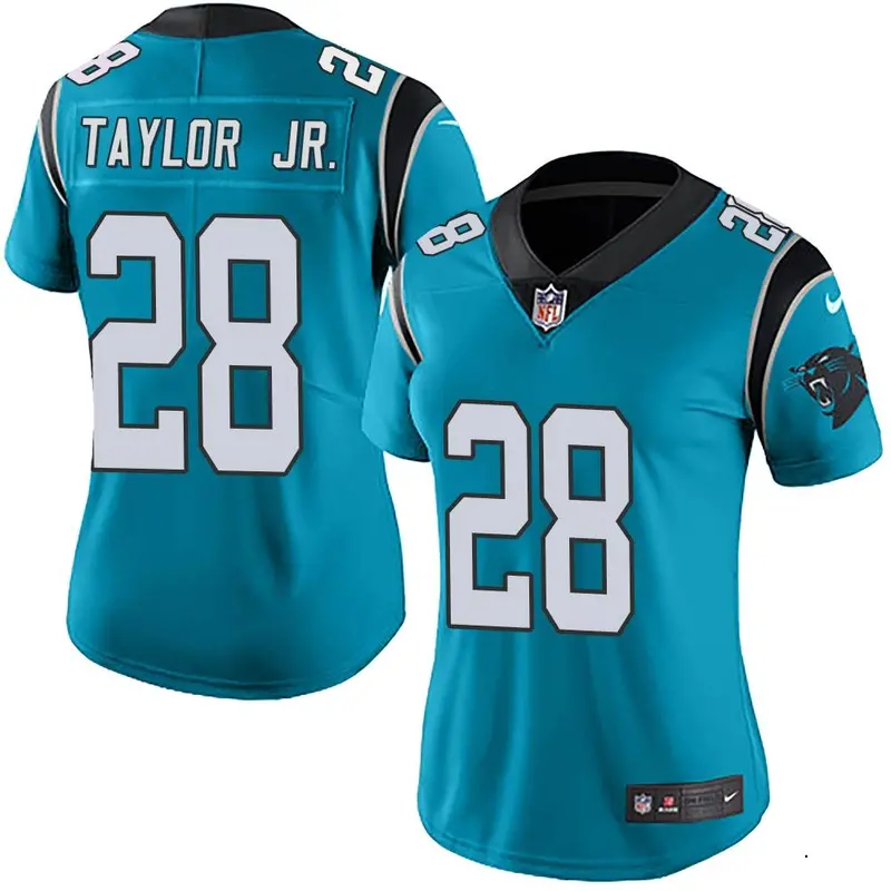 Nike Keith Taylor Jr. Women's Limited Carolina Panthers Blue Alternate Vapor Untouchable Jersey