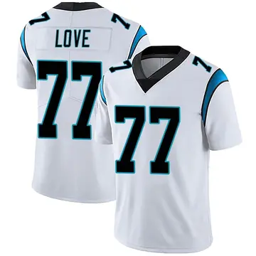 Nike Kyle Love Youth Limited Carolina Panthers White Vapor Untouchable Jersey