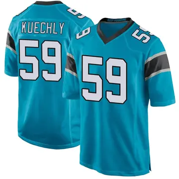 Nike Luke Kuechly Men's Game Carolina Panthers Blue Alternate Jersey
