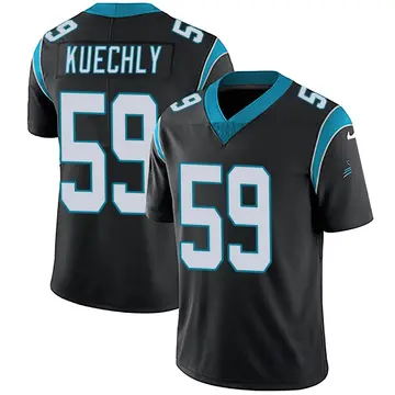 Nike Luke Kuechly Youth Limited Carolina Panthers Black Team Color Vapor Untouchable Jersey