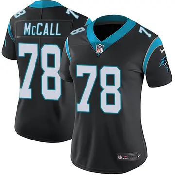 Nike Marquan McCall Women's Limited Carolina Panthers Black Team Color Vapor Untouchable Jersey