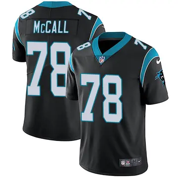 Nike Marquan McCall Youth Limited Carolina Panthers Black Team Color Vapor Untouchable Jersey