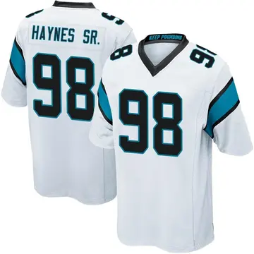 Nike Marquis Haynes Sr. Men's Game Carolina Panthers White Jersey