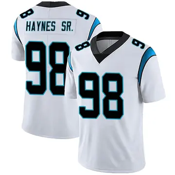 Nike Marquis Haynes Sr. Men's Limited Carolina Panthers White Vapor Untouchable Jersey