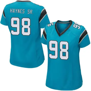 Nike Marquis Haynes Sr. Women's Game Carolina Panthers Blue Alternate Jersey