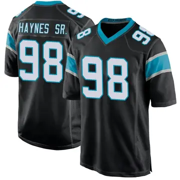 Nike Marquis Haynes Sr. Youth Game Carolina Panthers Black Team Color Jersey