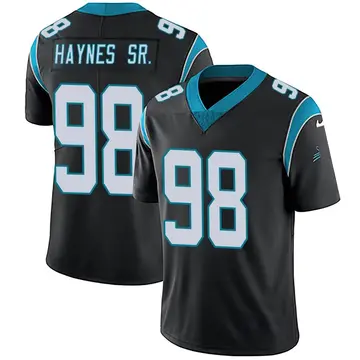 Nike Marquis Haynes Sr. Youth Limited Carolina Panthers Black Team Color Vapor Untouchable Jersey