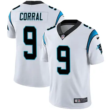 Nike Matt Corral Men's Limited Carolina Panthers White Vapor Untouchable Jersey