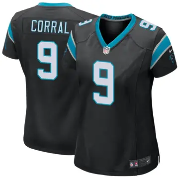 Nike Matt Corral Women's Game Carolina Panthers Black Team Color Jersey