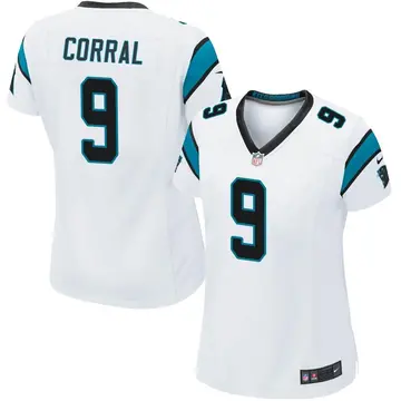 Nike Matt Corral Women's Game Carolina Panthers White Jersey
